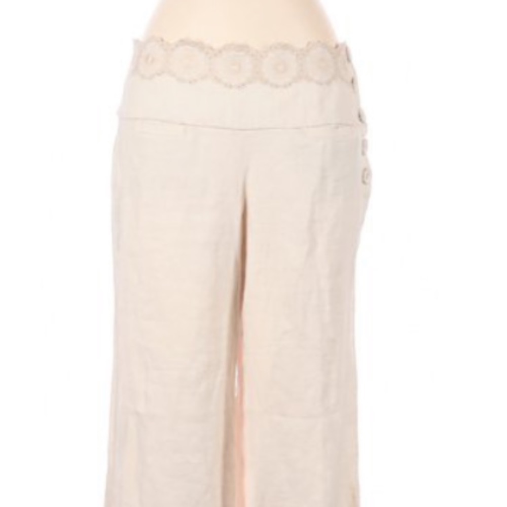Elevenses linen pants - Anthropologie
